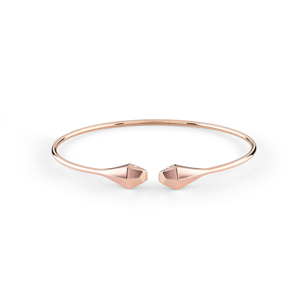 salvini-eva-Bracciale-in-oro-rosa-con-hybrid-ceramic-rossa